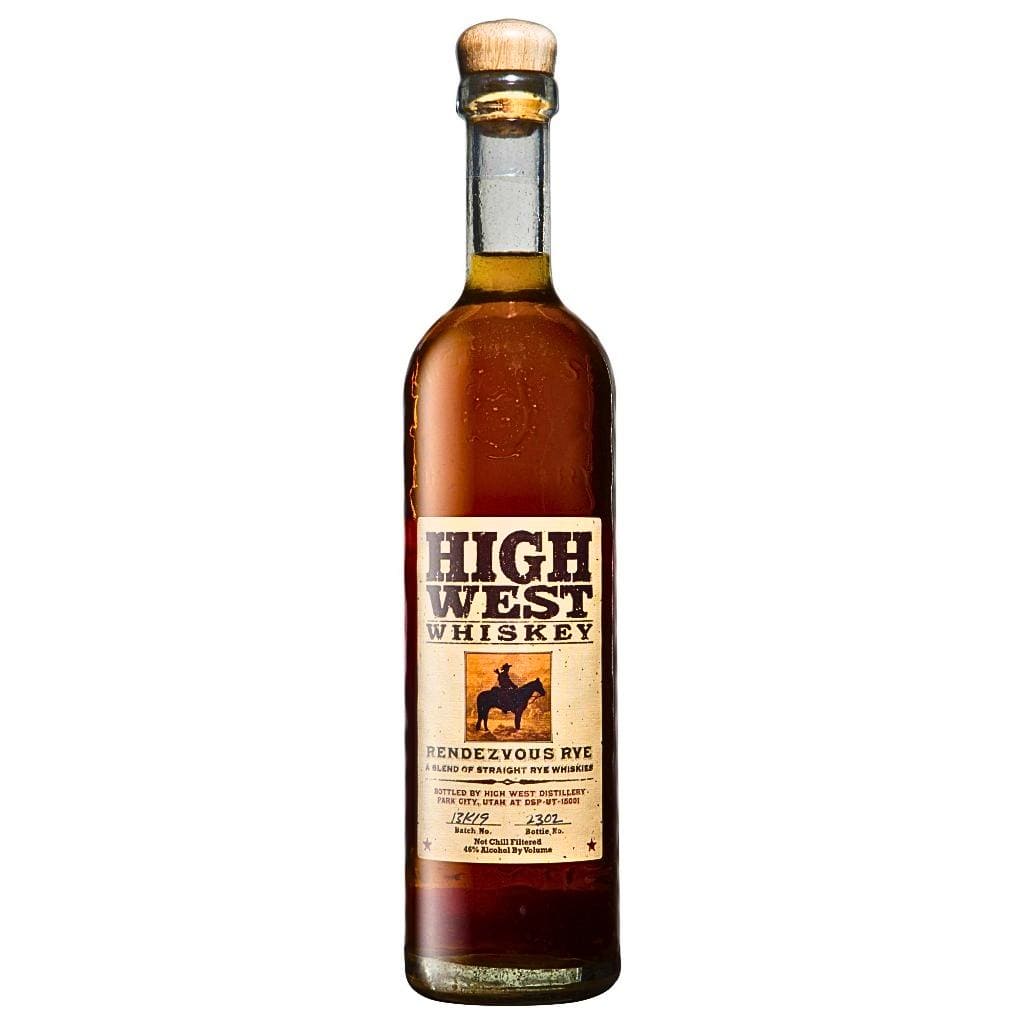 HIGH WEST RENDEVOUS RYE WHISKEY 46% 700ML