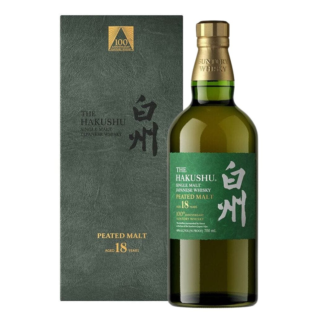 HAKUSHU 18 YEAR OLD SINGLE MALT JAPANESE WHISKY 100TH ANNIVERSARY EDITION 48% 700ML