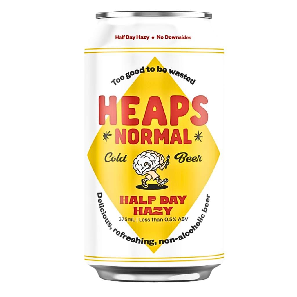 Heaps Normal Half Day Hazy 0.5% 375ml (4 Pack)