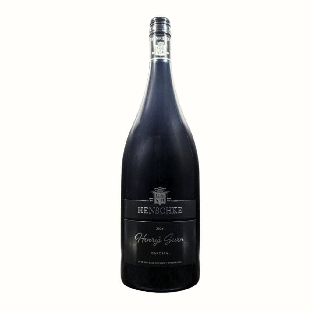 Personalised Henschke Henry's Seven Shiraz Blend 2024 14.5% Magnum 1500ml with Henschke Wooden Box