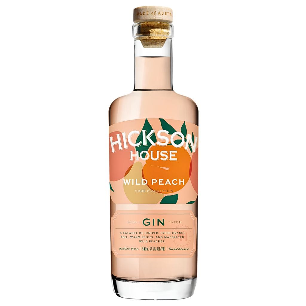 Hickson House Wild Peach Gin 37.5% 500ml