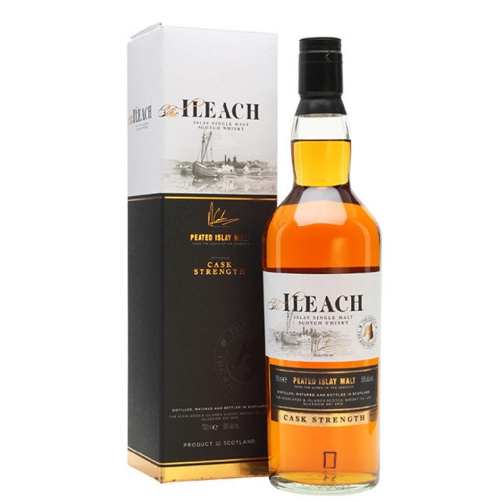 ILEACH CASK STRENGTH SINGLE MALT SCOTCH WHISKY 58% 700ML