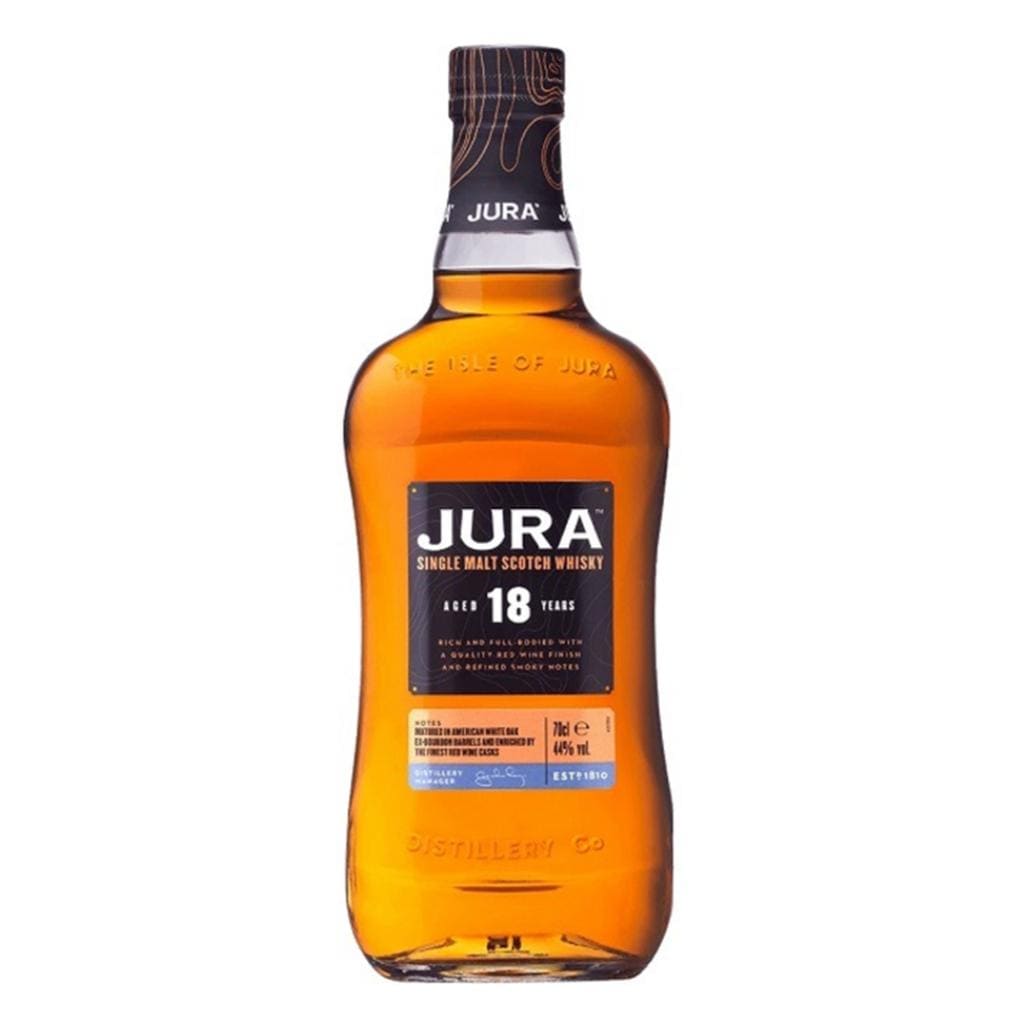 Isle Of Jura 18 Year Old Single Malt Scotch Whisky 44% 700ml
