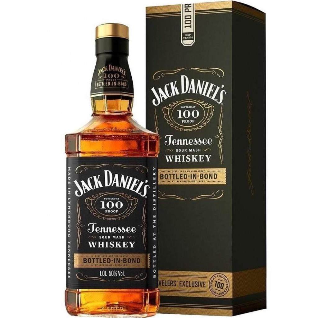 JACK DANIELS IN BOND 100 PROOF BOURBON 50% 1LT