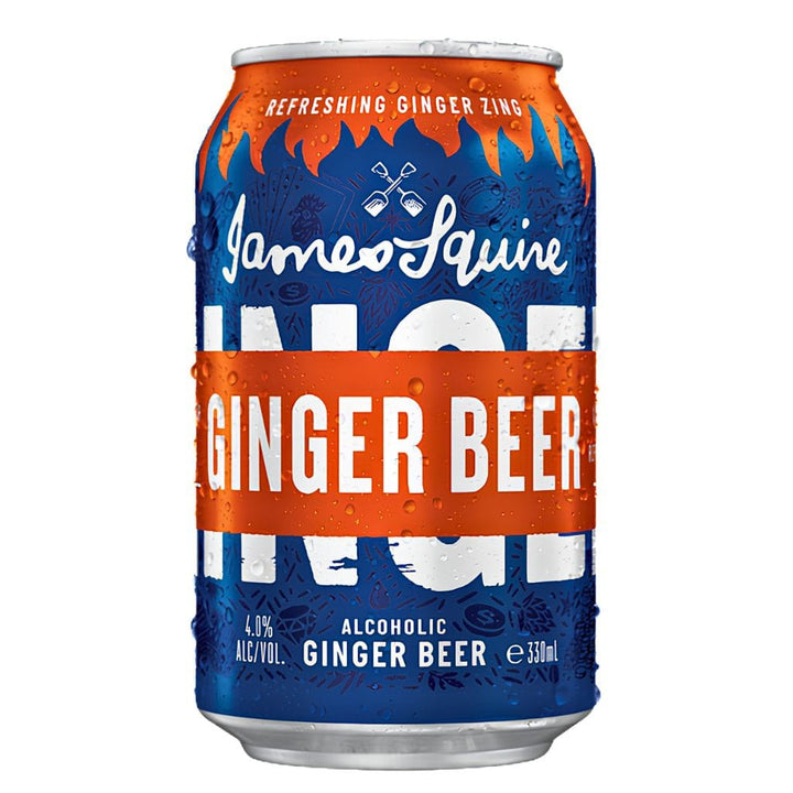 James Squire Alcoholic Ginger Beer 4% 330ml (6 Pack)