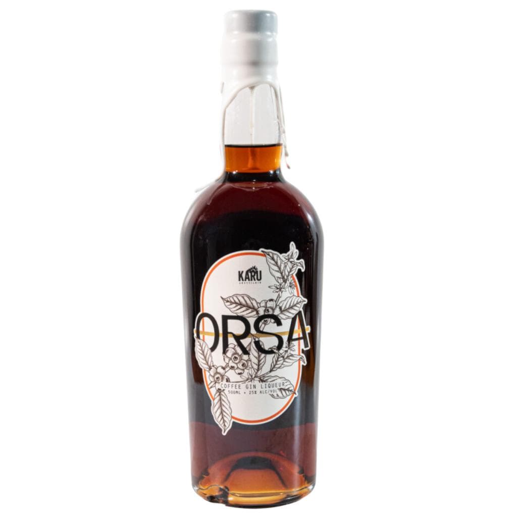 KARU DISTILLERY ORSA COFFEE GIN LIQUEUR 25% 500ML