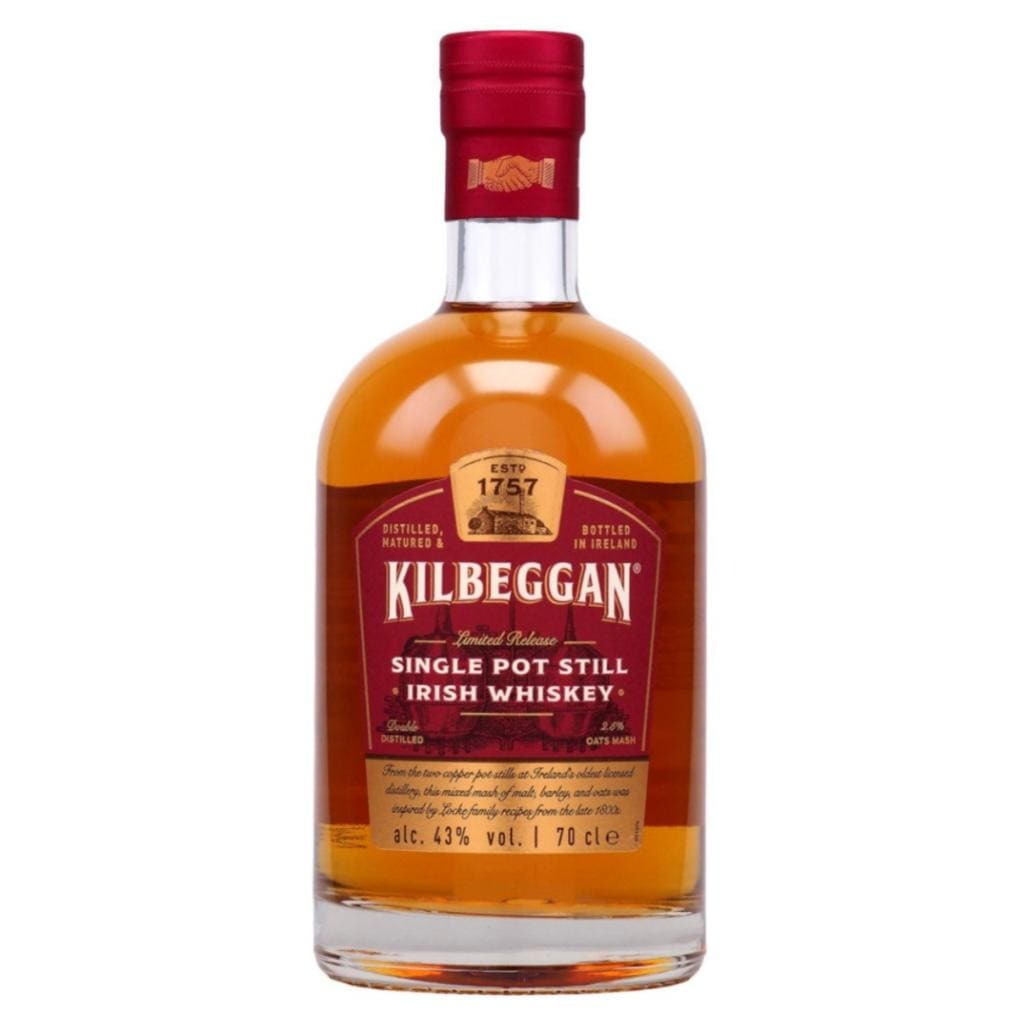 KILBEGGAN SINGLE POT STILL IRISH WHISKEY 43% 700ML