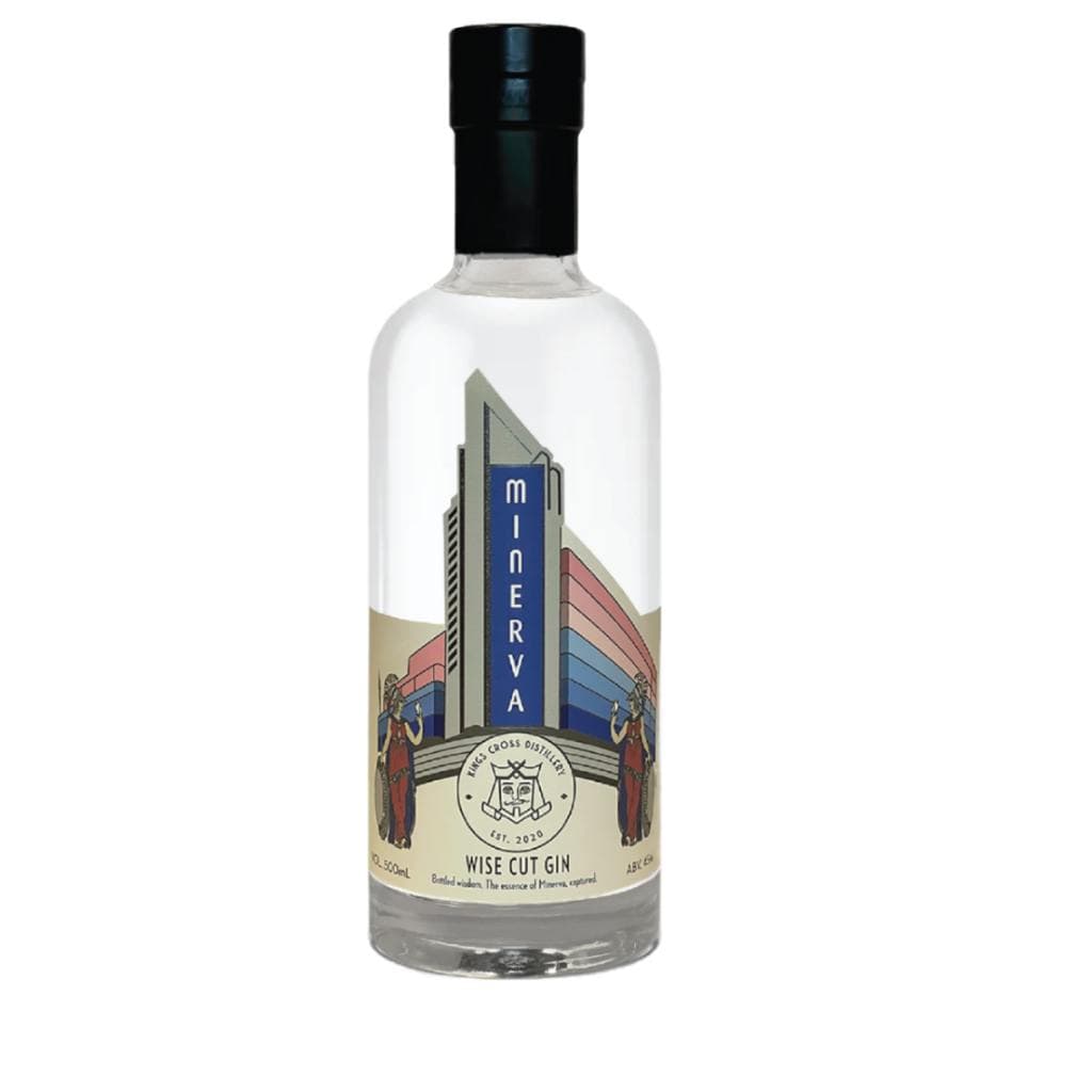 KINGS CROSS DISTILLERY MINERVA WISE CUT GIN 45% 500ML