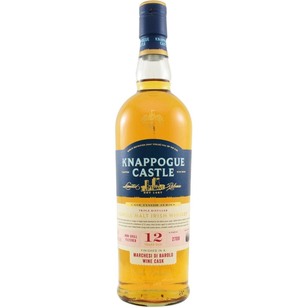 KNAPPOGUE CASTLE 12 Y.O. BAROLO CASK IRISH WHISKEY 46% 700ML