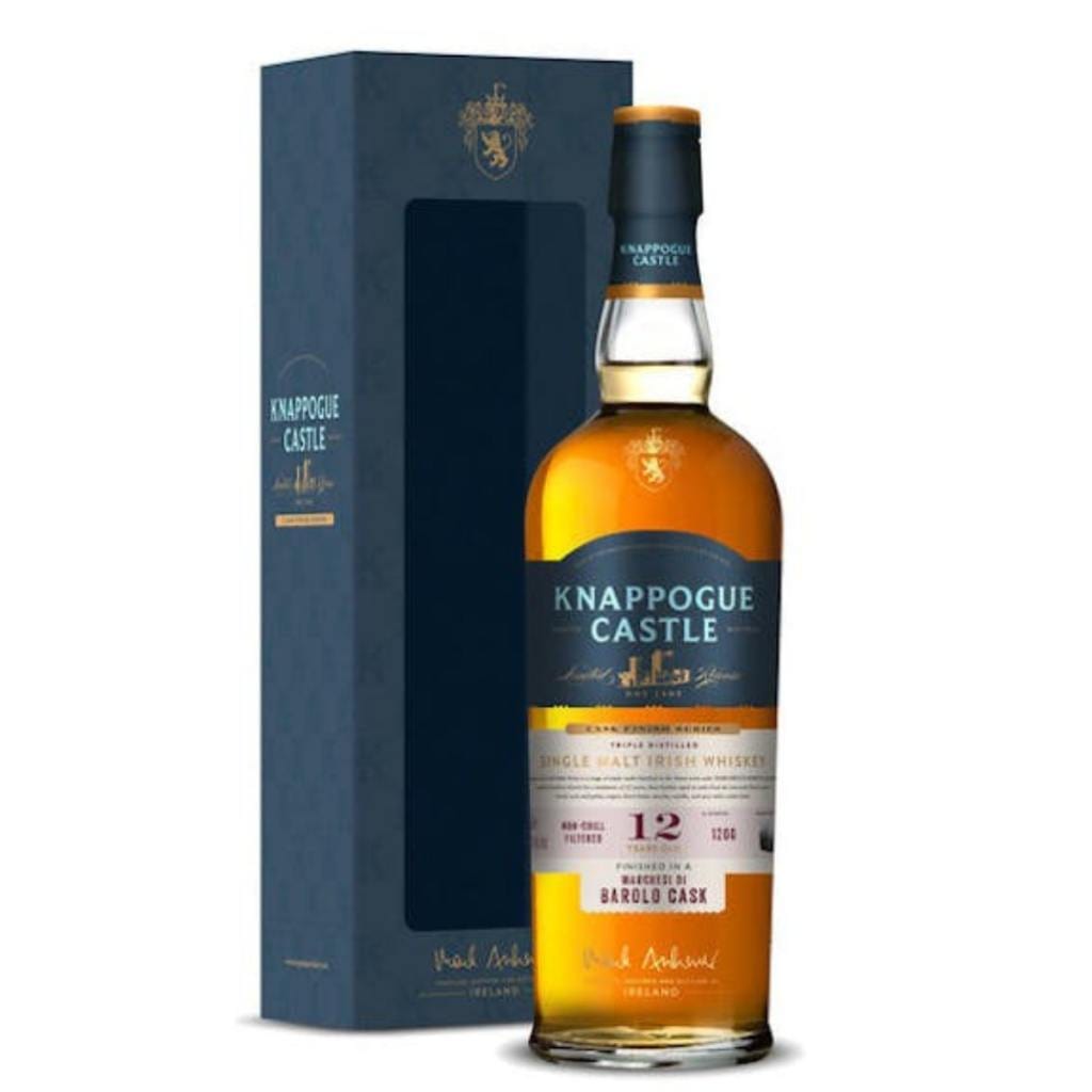 KNAPPOGUE CASTLE 12 YEAR OLD COGNAC CASK SINGLE MALT WHISKEY 46% 700ML