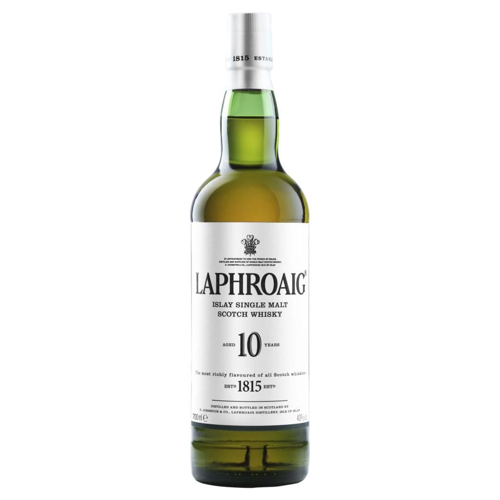 LAPHROAIG 10 YEAR OLD ISLAY MALT WHISKY 40% 700ML