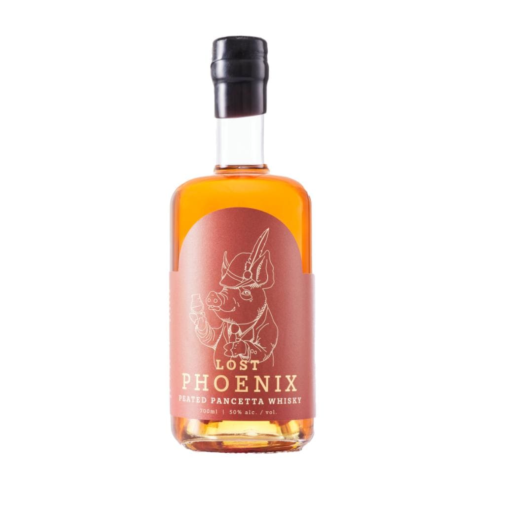 LOST PHOENIX SPIRITS PEATED PANCETTA FAT-WASHED WHISKY 50%  700ML