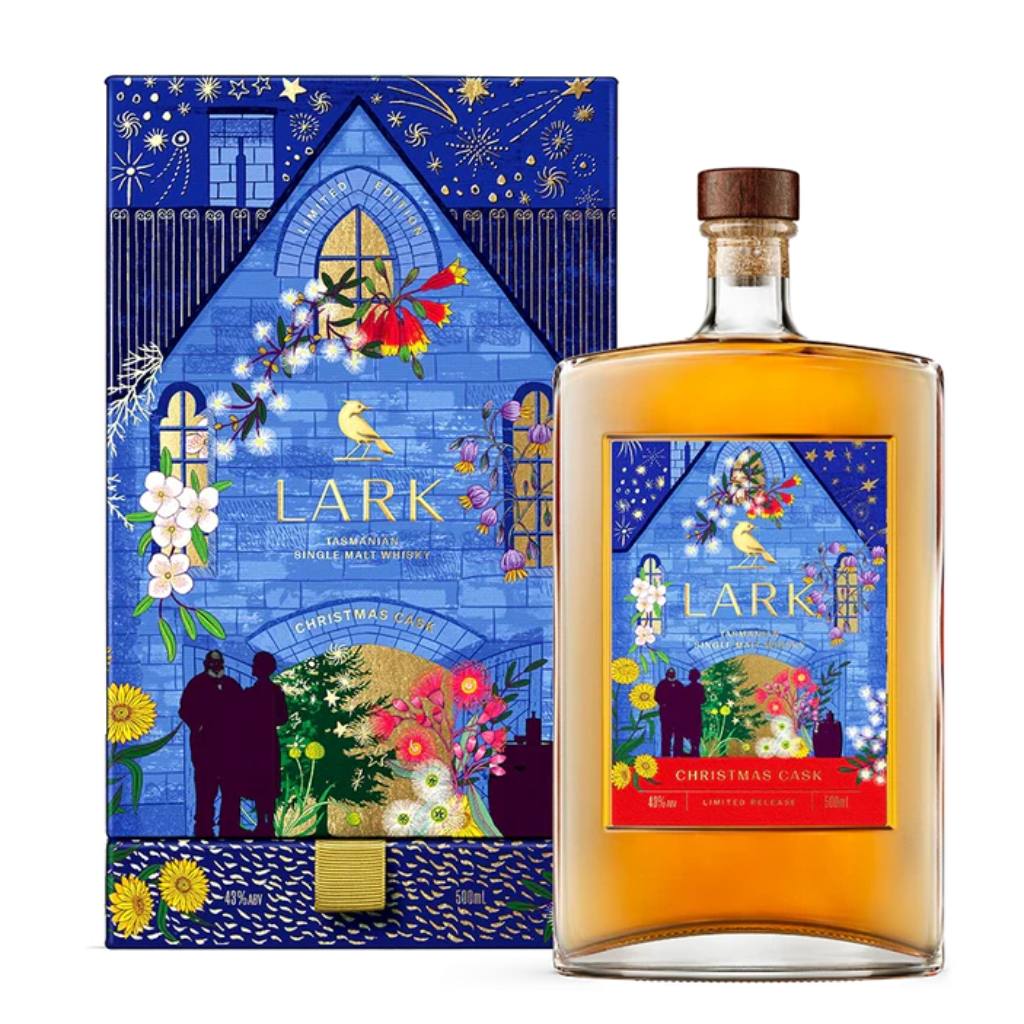 Personalised Lark Distillery Christmas Cask 2025 43% 500ml