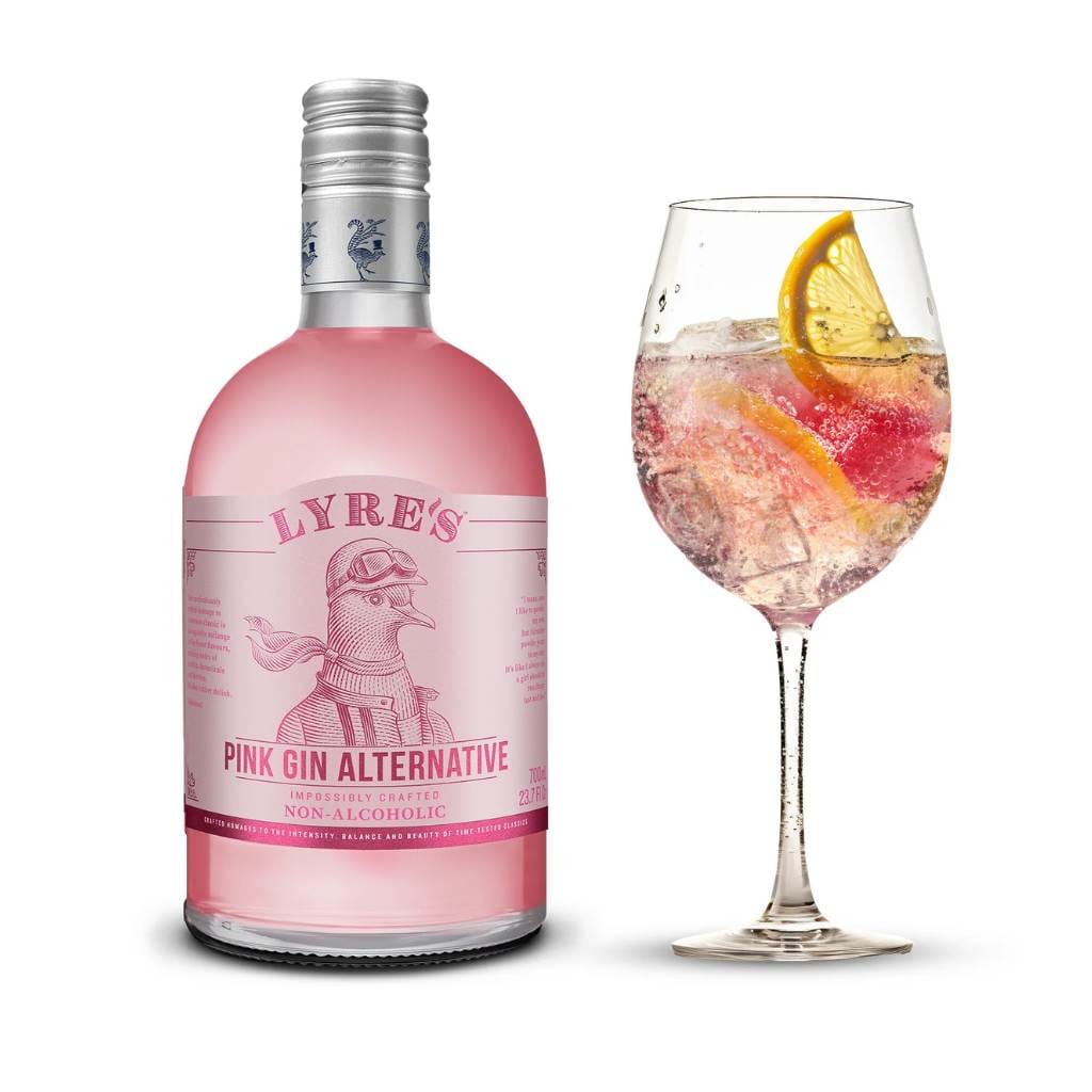 Lyre's Pink Gin Alternative Non Alcoholic Spirit 700ml