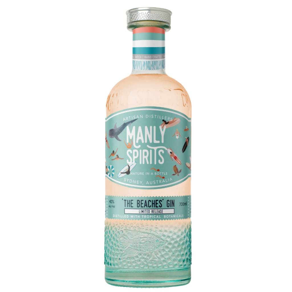 MANLY SPIRITS THE BEACHES GIN 40% 700ML