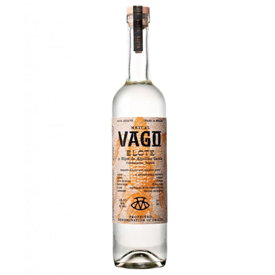 MEZCAL VAGO ELOTE INFUSED WITH TOASTED CORN 50% 700ML