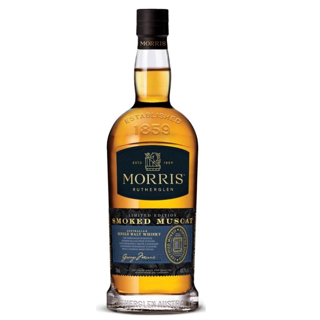 MORRIS RUTHERGLEN SMOKED MUSCAT BARREL AUSTRALIAN WHISKY 48.3% 700ML