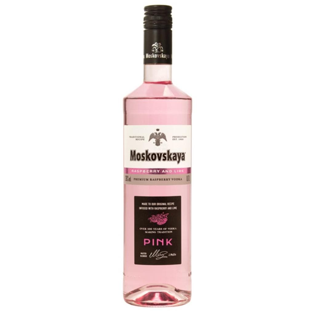 MOSKOVSKAYA PINK VODKA 38% 700ML