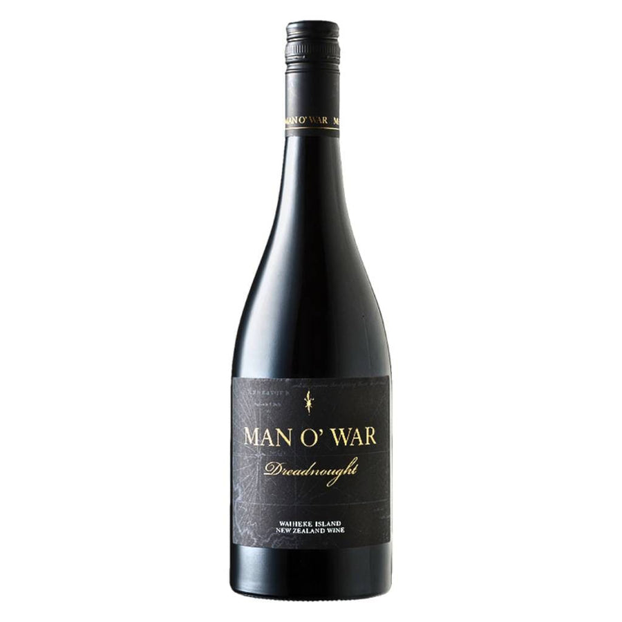Personalised Man O'War Dreadnought Syrah Gift Hamper includes 2 Premium Wine Glass