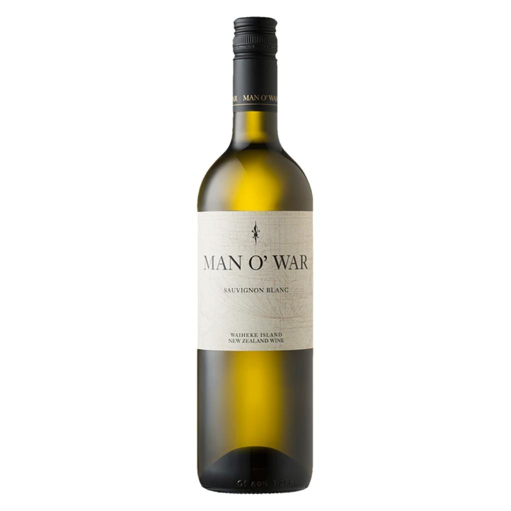 Personalised Man O'War Sauvignon Blanc Gift Hamper includes 2 Premium Wine Glass