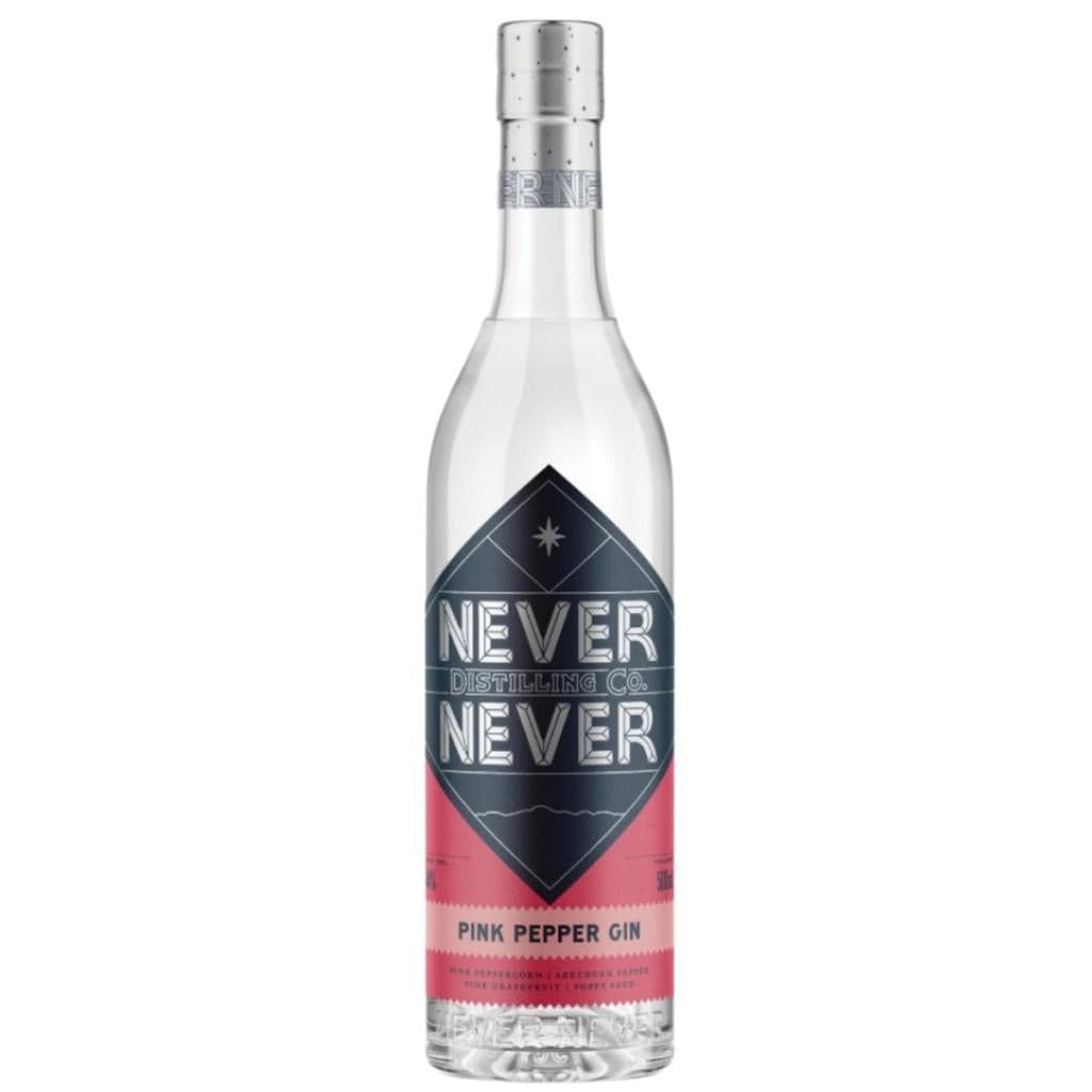 NEVER NEVER DISTILLING CO PINK PEPPER GIN 44% 500ML