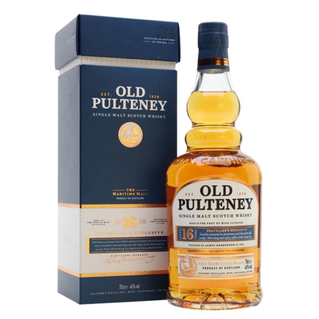 OLD PULTENEY 16 YEAR OLD SINGLE MALT SCOTCH WHISKY 46% 700ML