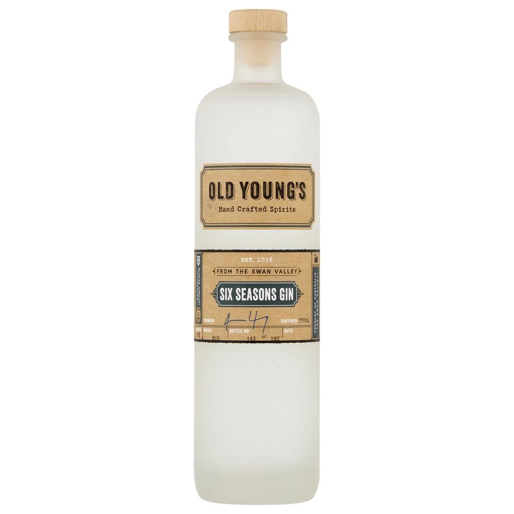 PERSONALISED OLD YOUNG'S SIX SEASONS GIN 50% 700ML