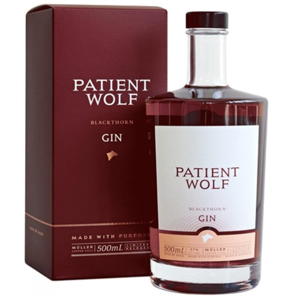 PATIENT WOLF BLACKTHORN GIN GIFT BOX 37% 500ML