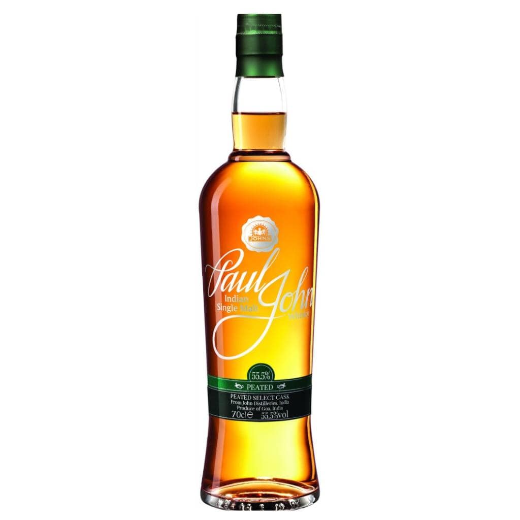 PAUL JOHN INDIAN MALT PEATED WHISKY 55.5% 700ML