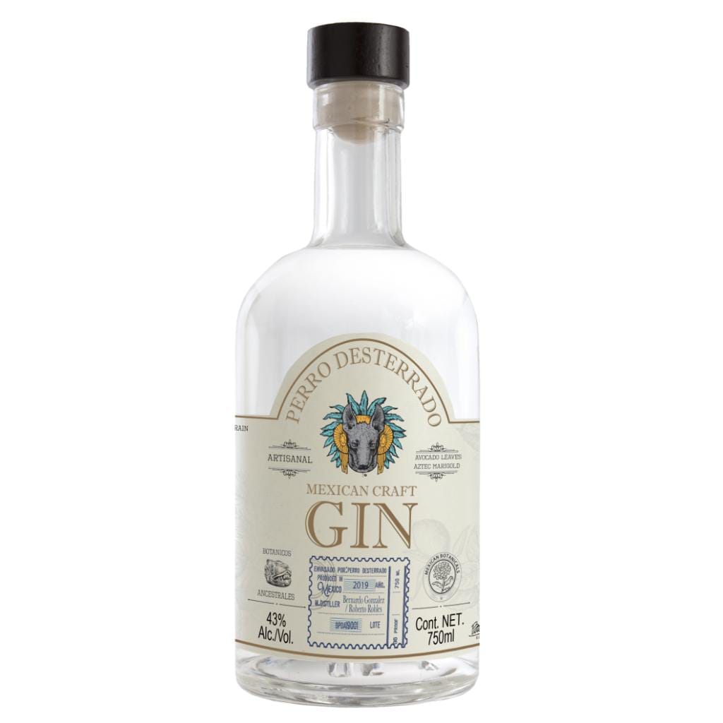 PERRO DESTERRADO MEXICAN GIN 43% 750ML
