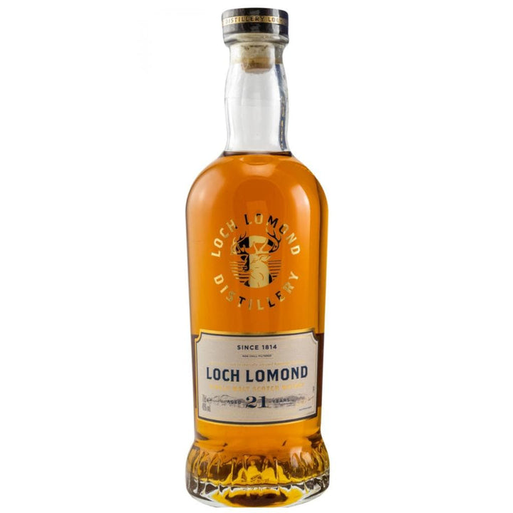 PERSONALISED LOCH LOMOND 21 YEAR OLD SINGLE MALT SCOTCH WHISKY 46% 700ML