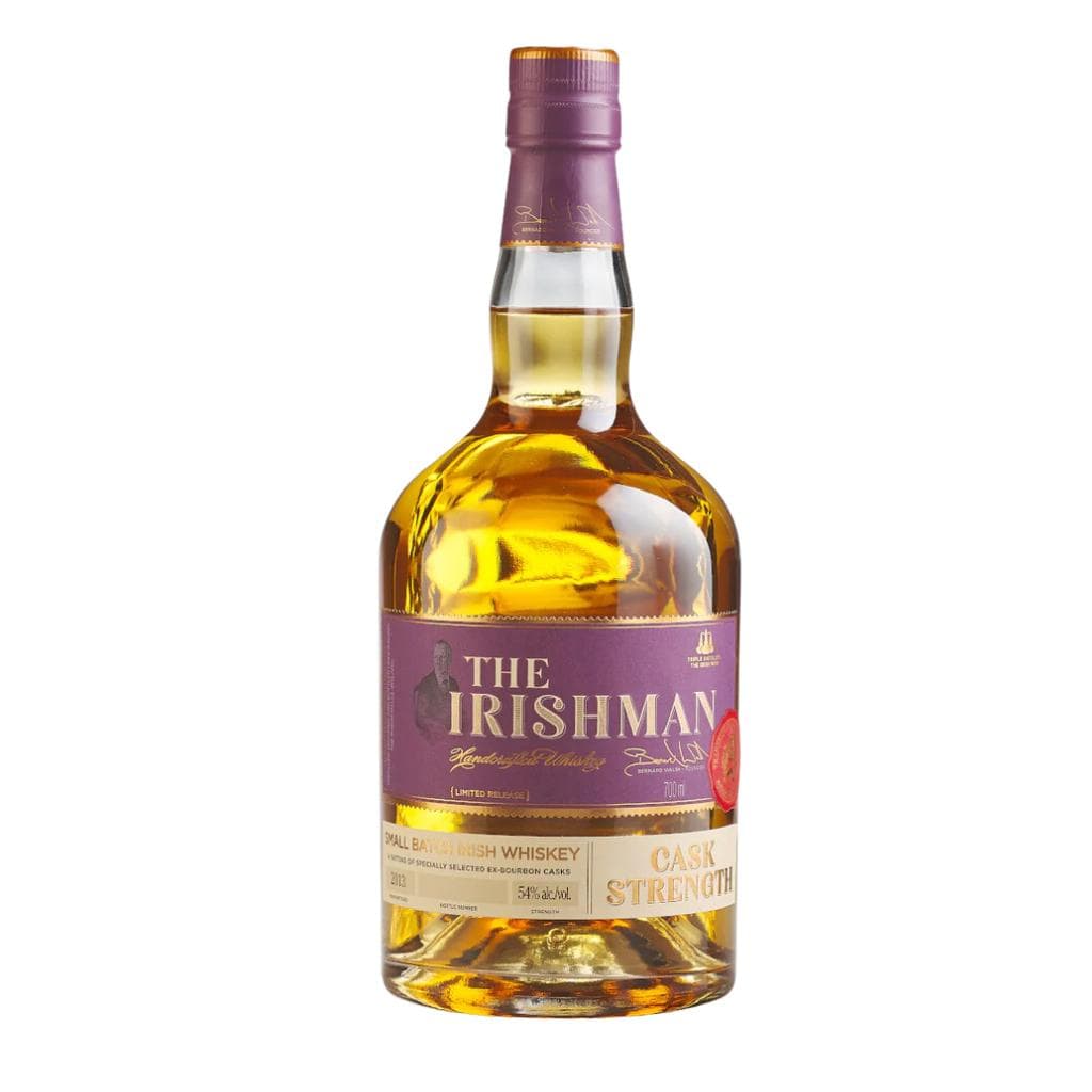 PERSONALISED THE IRISHMAN CASK STRENGTH WHISKEY 54% 700ML