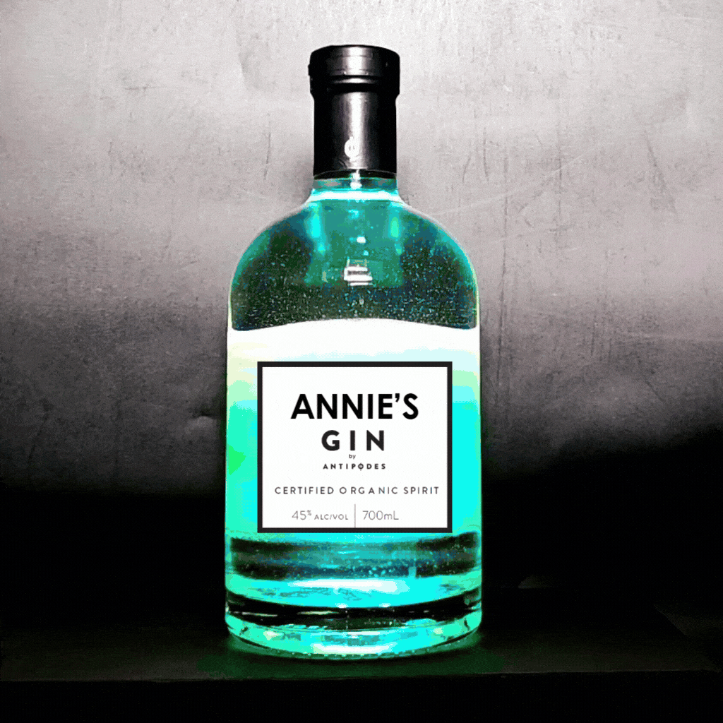 Personalised Antipodes Organic Gin - Vivid Lights Edition 45% ABV 700ml
