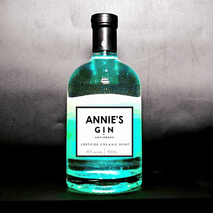 Personalised Antipodes Organic Gin - Vivid Lights Edition 45% ABV 700ml