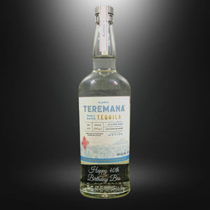 PERSONALISED TEREMANA THE ROCK'S SMALL BATCH BLANCO TEQUILA 40% 750ML