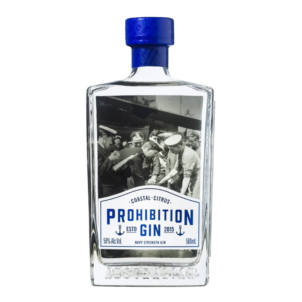 Prohibition Liquor Co Coastal Citrus Gin 58% 500ml