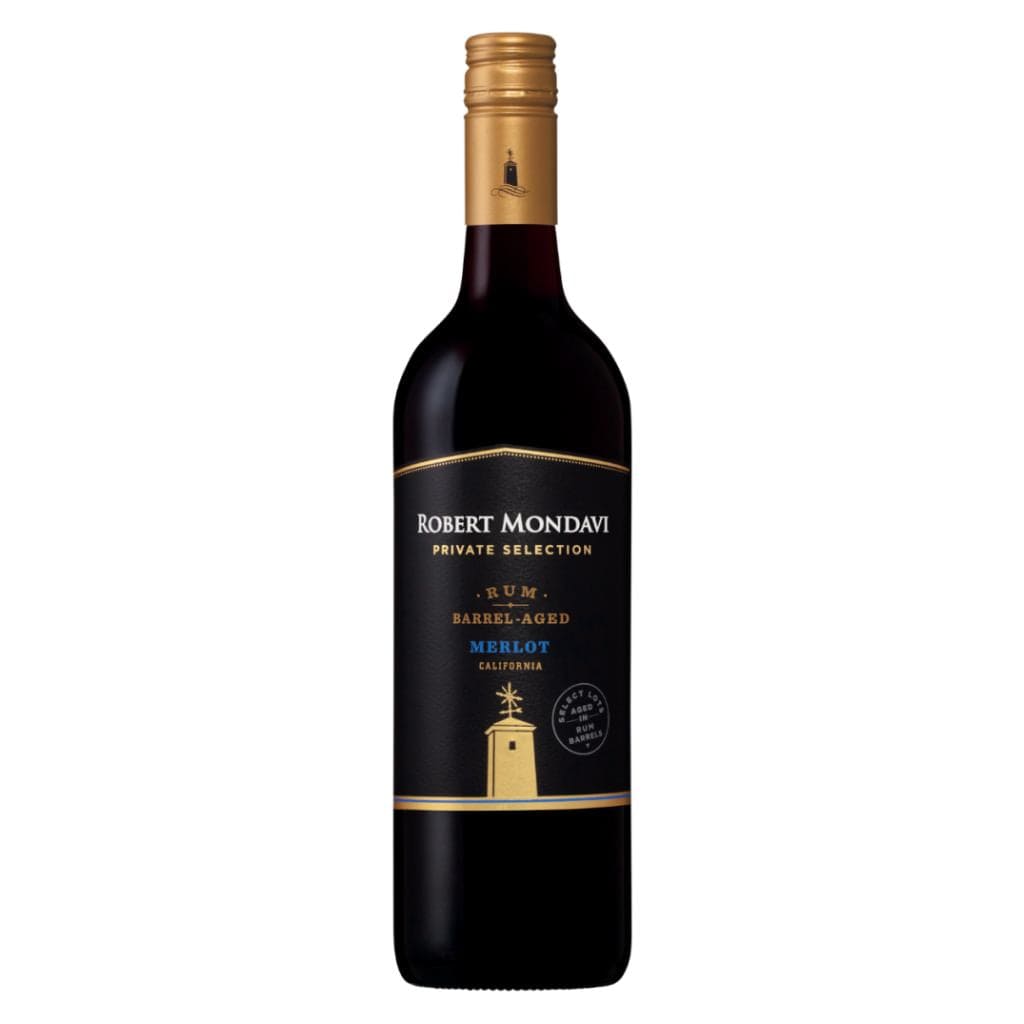 ROBERT MONDAVI RUM BARREL MERLOT 14.5% 750ML