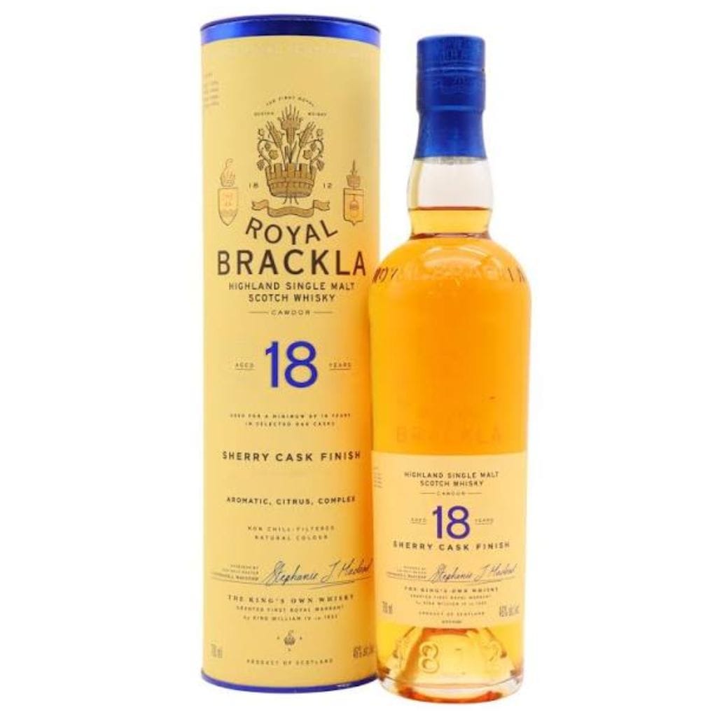 Royal Brackla Import 18 Year Old Single Malt Scotch Whisky 40% 700ml