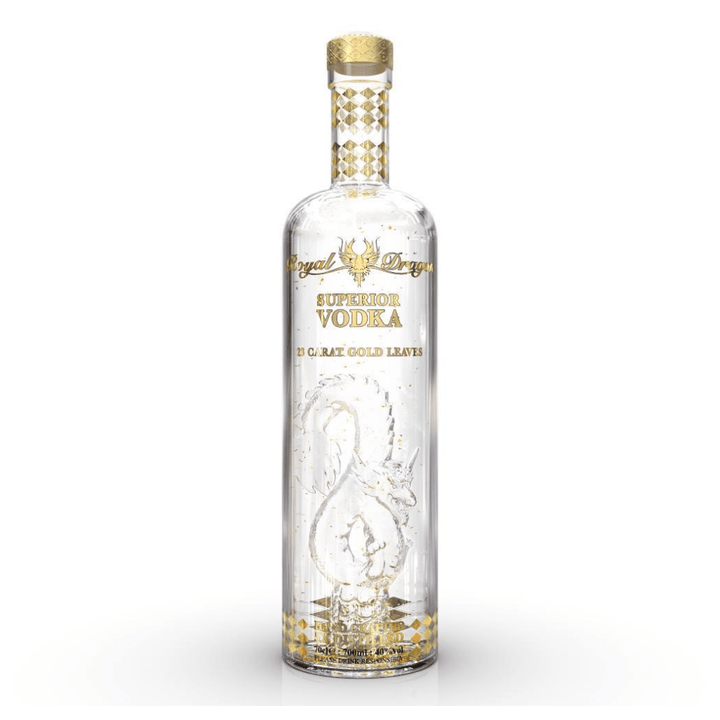 Royal Dragon Vivid Lights Edition Gold Leaf Vodka 700ml