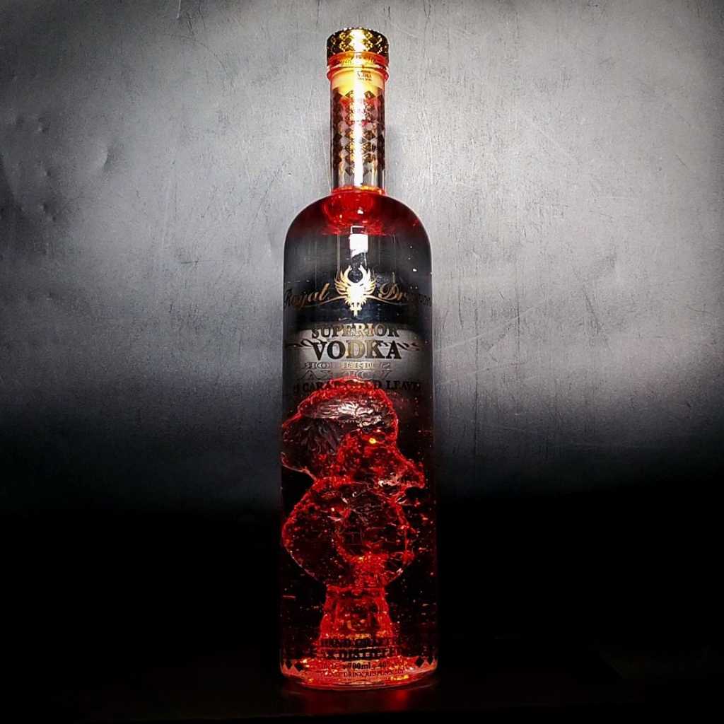 Royal Dragon Vivid Lights Edition Gold Leaf Vodka 700ml