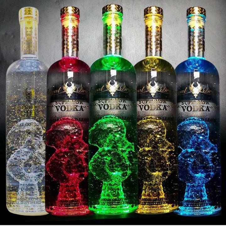 Royal Dragon Vivid Lights Edition Gold Leaf Vodka 700ml