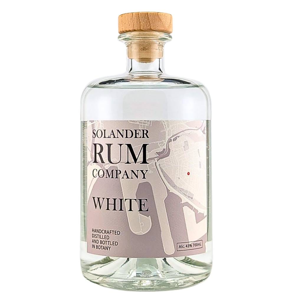 SOLANDER RUM COMPANY WHITE RUM 43% 700ML