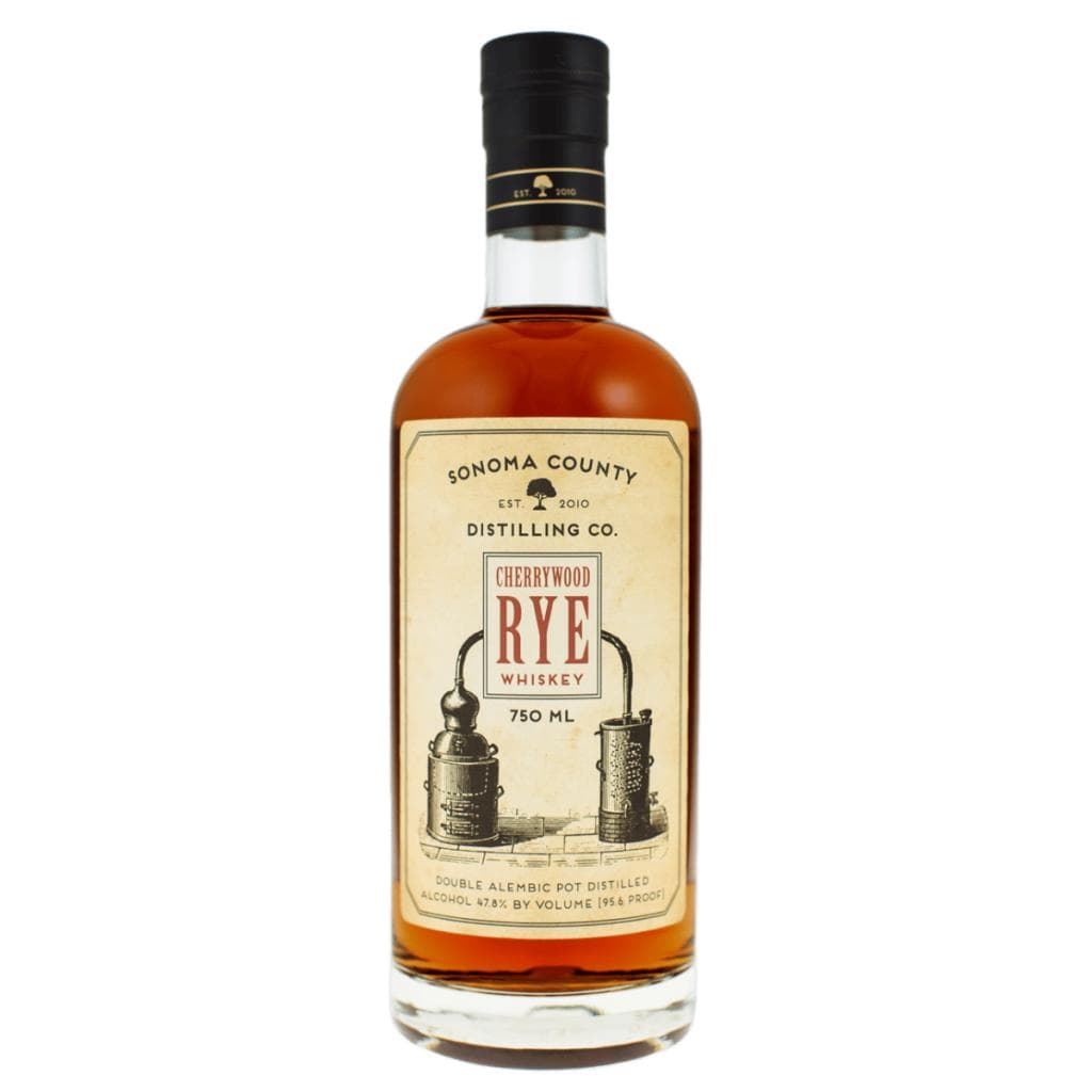 SONOMA CHERRYWOOD RYE WHISKEY 47.8% 700ML