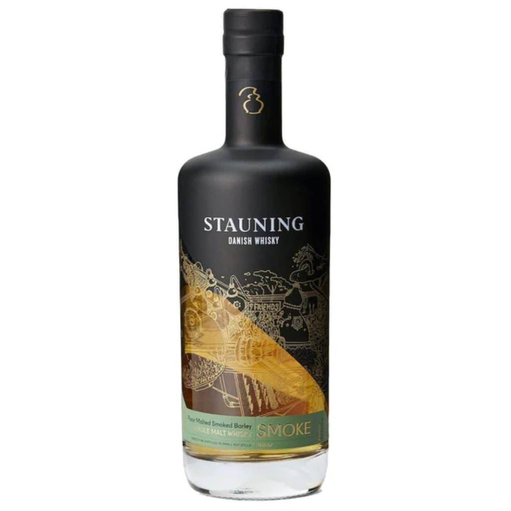 STAUNING SMOKE DANISH SINGLE MALT WHISKY 47% 700ML