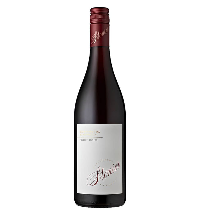 Personalised Stonier Pinot Noir Gift Hamper - Includes 2 Premium Wine Glasses