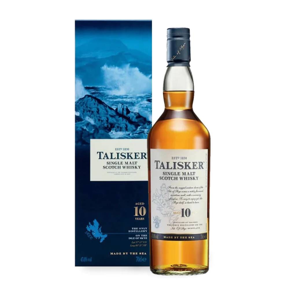 PERSONALISED TALISKER 10 YEAR OLD SINGLE MALT SCOTCH WHISKY 45.8% 750ML