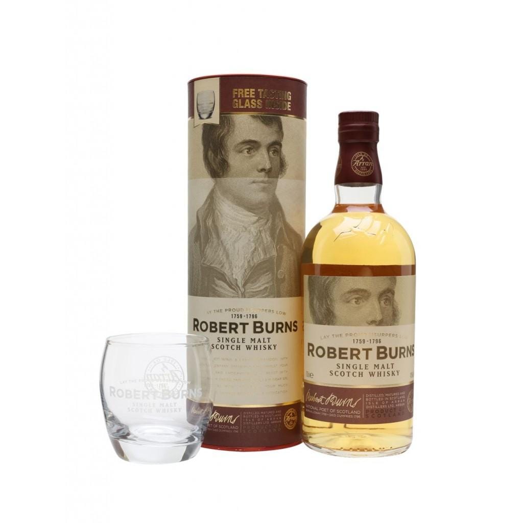 THE ARRAN ROBERT BURNS MALT GIFT BOX 43% 700ML