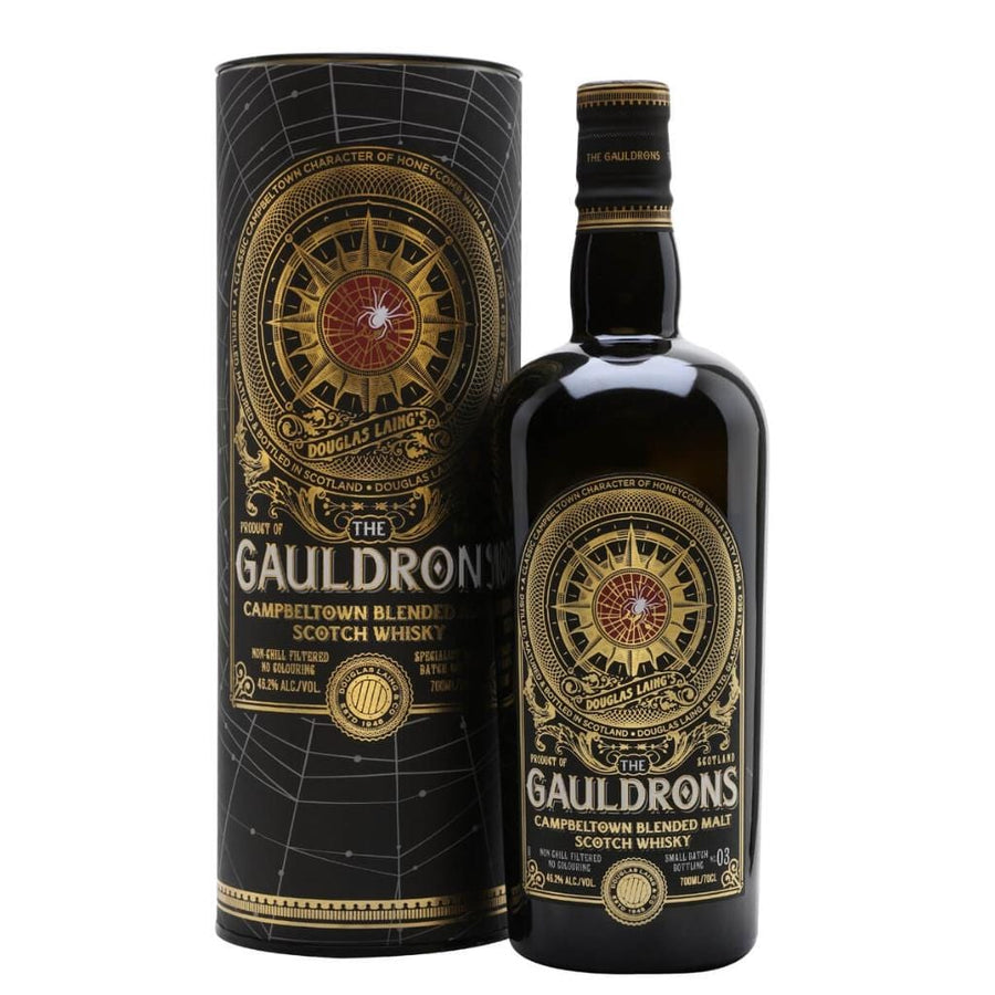 PERSONALISED THE GAULDRONS IMPORT CAMPBELTOWN BATCH 3 BLENDED MALT WHISKY 46.2% 700 ML