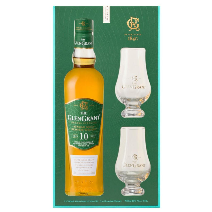 PERSONALISED THE GLEN GRANT 10 YEAR OLD GIFT BOX 40% 700ML