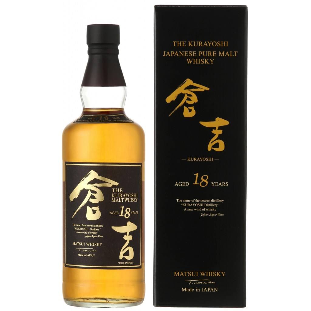 THE KURAYOSHI WHISKEY CASK 18 YEAR OLD 50% 700ML